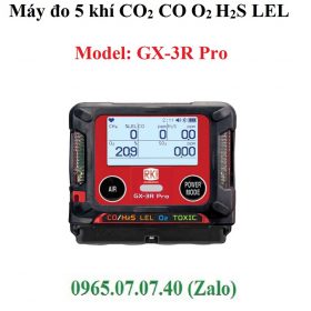 Máy đo 5 loại khí CO CO2 H2S O2 LEL GX-3R Pro RKI