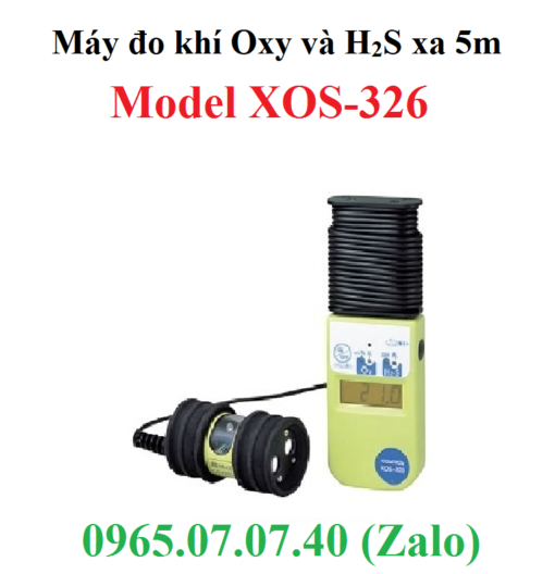 Máy đo khí Oxy và H2S xa 5m XOS-326 Cosmos