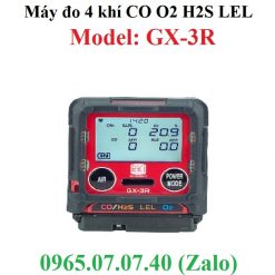 Máy thiết bị đo 4 loại khí CO O2 H2S LEL GX-3R RKI