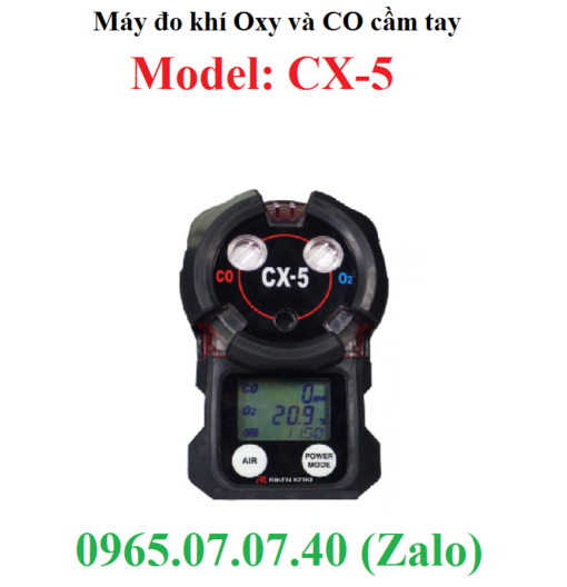Máy đo khí Oxy và CO cầm tay CX-5 RKI