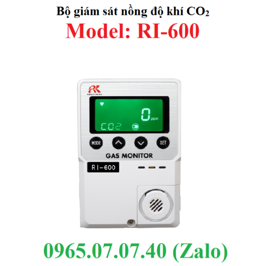 Bộ máy đo giám sát nồng độ khí CO2 RI-600 RKI