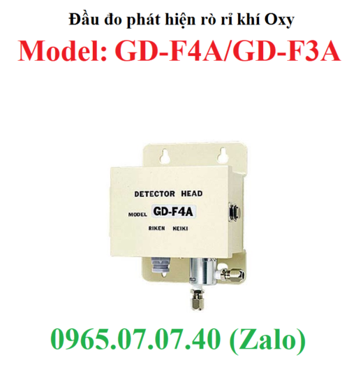 Đầu cảm biến đo phát hiện rò rỉ khí oxy O2 GD-F4A và GD-F5A RKI