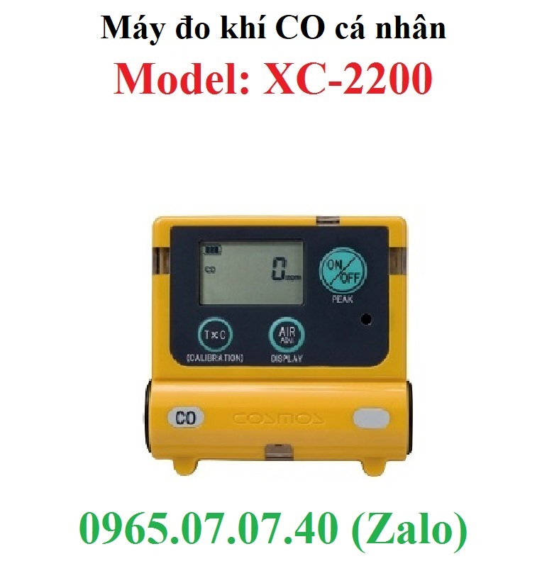 Máy đo khí độc CO cầm tay XC-2200 Cosmos