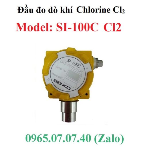 Đầu cảm biến đo giám sát khí Chlorine Cl2 SI-100C Senko