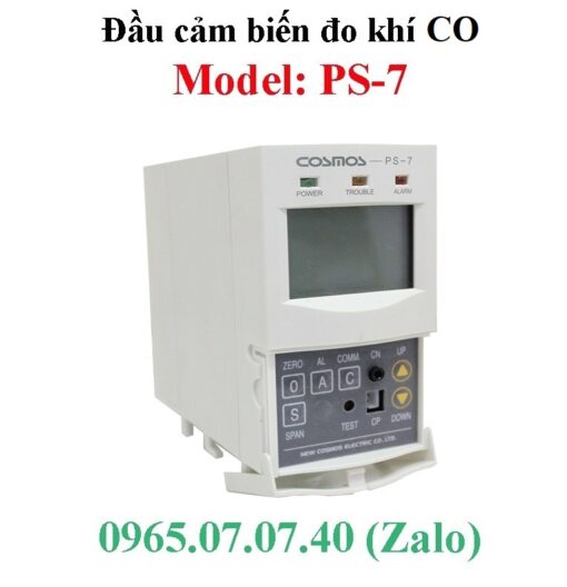 Đầu cảm biến đo khí độc Cacbon monoxit CO PS-7 Cosmos