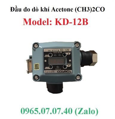 Đầu đo khí gas Acetone C3H6O KD-12B Cosmos