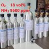 Chai khí O2 18 vol% NH3 9500 ppm