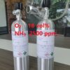 Chai khí O2 18 vol% NH3 2500 ppm