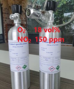Chai khí O2 18 vol% NO2 150 ppm