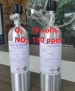 Chai khí O2 18 vol% NO2 180 ppm