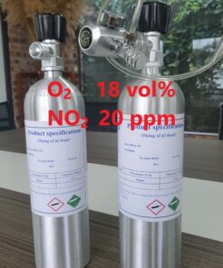 Chai khí O2 18 vol% NO2 20 ppm