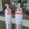Chai khí O2 18 vol% SO2 10000 ppm