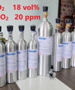 Chai khí O2 18 vol% SO2 20 ppm