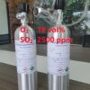 Chai khí O2 18 vol% SO2 2500 ppm