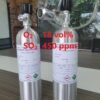 Chai khí O2 18 vol% SO2 450 ppm