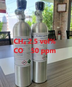 Chai khí CH4 2.5 vol % CO 50 ppm