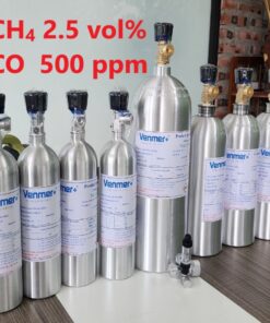 Chai khí CH4 2.5 vol % CO 500 ppm