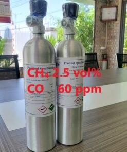Chai khí CH4 2.5 vol % CO 60 ppm