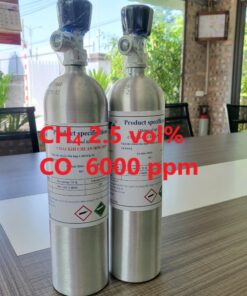 Chai khí CH4 2.5 vol % CO 6000 ppm