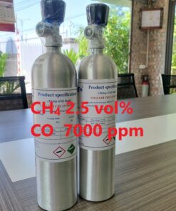 Chai khí CH4 2.5 vol % CO 7000 ppm