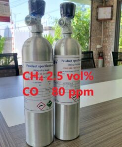 Chai khí CH4 2.5 vol % CO 80 ppm