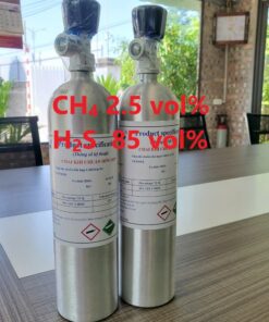 Chai khí CH4 2.5 vol % H2S 85 vol%