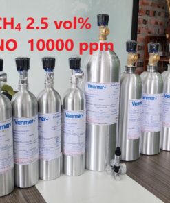 Chai khí CH4 2.5 vol % NO 10000 ppm