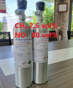 Chai khí CH4 2.5 vol % NO 80 vol%