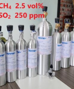Chai khí CH4 2.5 vol % SO2 250 ppm