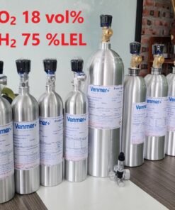 Chai khí O2 18 vol% H2 75 %LEL