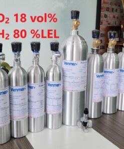 Chai khí O2 18 vol% H2 80 %LEL