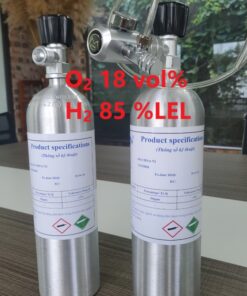 Chai khí O2 18 vol% H2 85 %LEL