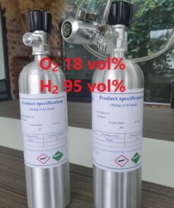 Chai khí O2 18 vol% H2 95 vol %
