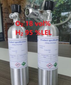 Chai khí O2 18 vol% H2 95 %LEL