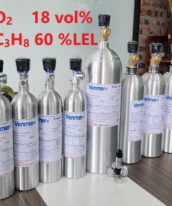 Chai khí O2 18 vol% C3H8 60 %LEL