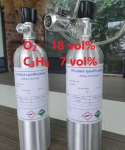 Chai khí O2 18 vol% C3H8 7 vol%