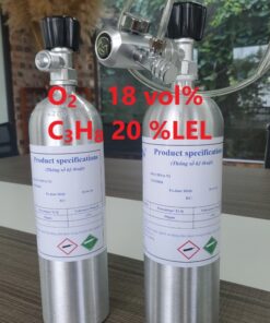 Chai khí O2 18 vol% C3H8 20 %LEL