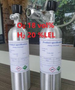 Chai khí O2 18 vol% H2 20 %LEL