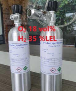 Chai khí O2 18 vol% H2 35 %LEL