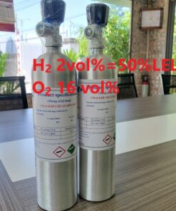 Chai khí H2 Hydro 2 vol % O2 16 vol%
