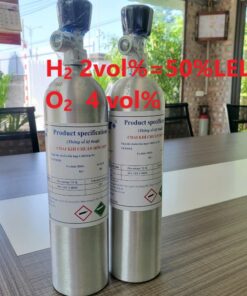 Chai khí H2 Hydro 2 vol % O2 4 vol%