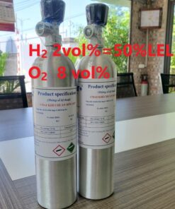 Chai khí H2 Hydro 2 vol % O2 8 vol%