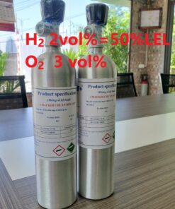 Chai khí H2 Hydro 2 vol % O2 3 vol%