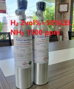 Chai khí H2 Hydro 2 vol % NH3 1500 ppm