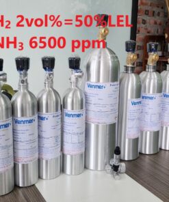 Chai khí H2 Hydro 2 vol % NH3 6500 ppm