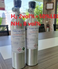 Chai khí H2 Hydro 2 vol % NH3 8 vol%