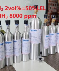 Chai khí H2 Hydro 2 vol % NH3 8000 ppm