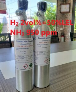Chai khí H2 Hydro 2 vol % NH3 950 ppm