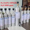 Bình khí H2 Hydro 2 vol % H2S 5000 ppm