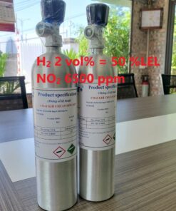 Chai khí H2 Hydro 2 vol % NO2 6500 ppm